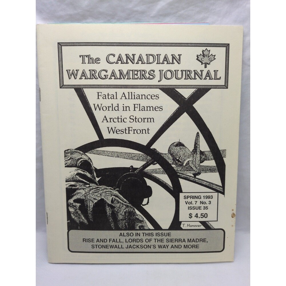 The Canadian Wargamers Journal Spring 1993 Vol 7 No 3 Issue 35